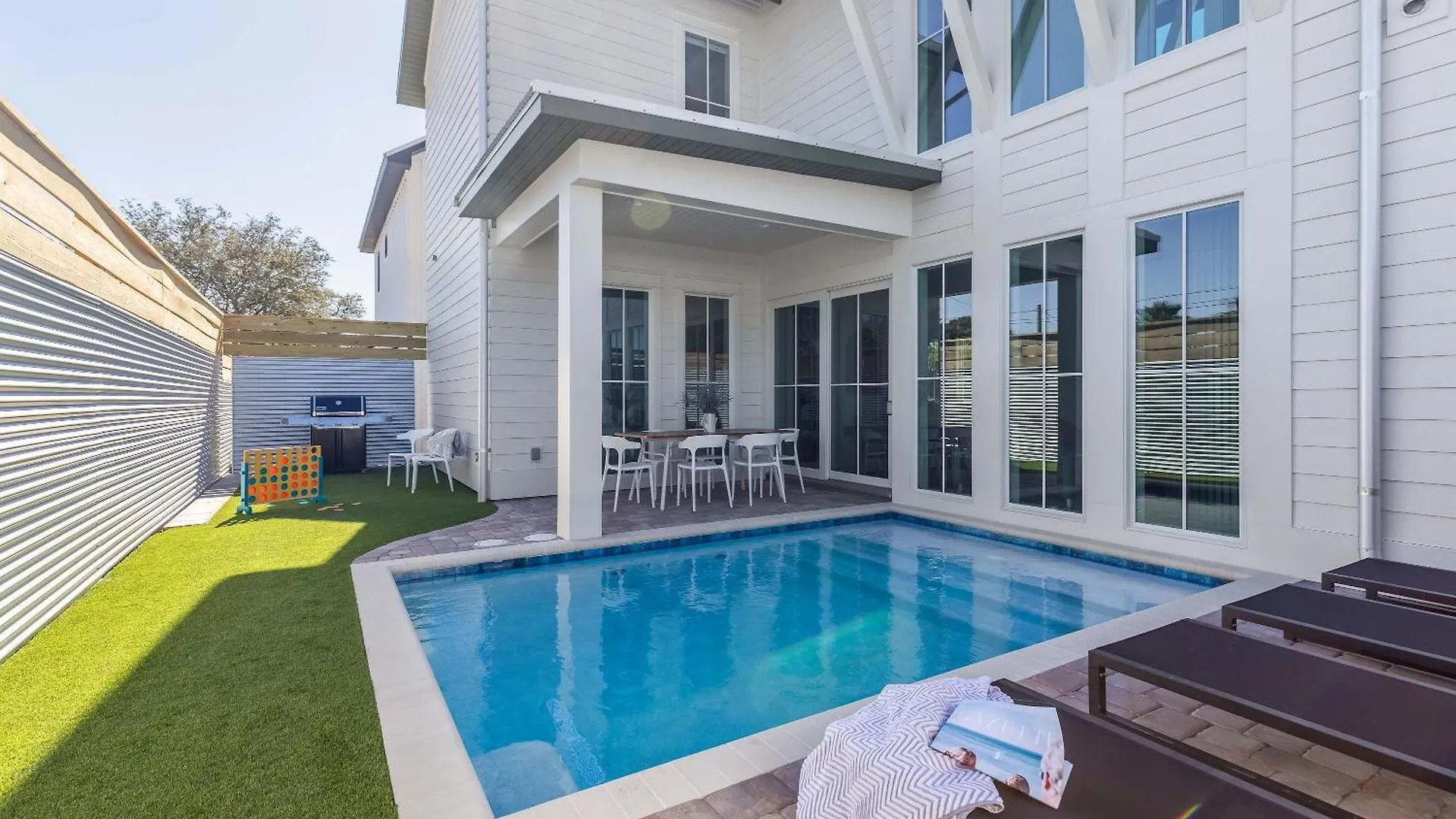 Luxury New Build Casa Blanca 4Br Family Home Private Heatable Pool Steps To Beach بنما سيتي بيتش