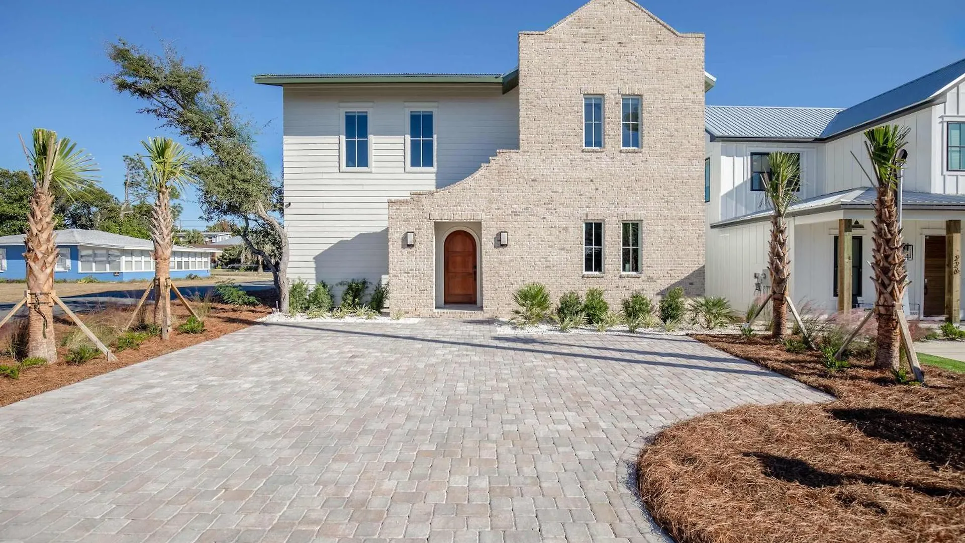 بيت للعطل Luxury New Build Casa Blanca 4Br Family Home Private Heatable Pool Steps To Beach بنما سيتي بيتش